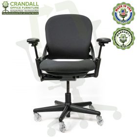 Crandall Office Furniture Remanufactured Steelcase V1 Leap Chair with 12 Year Warranty - Arch Back - 01