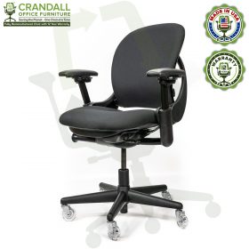 Crandall Office Furniture Remanufactured Steelcase V1 Leap Chair with 12 Year Warranty - Arch Back - 02
