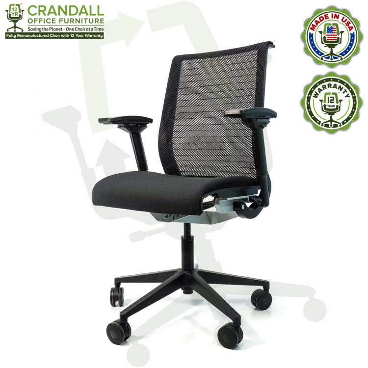 Remanufactured Steelcase 465 Think Office Chair Mesh Back Crandall Office Furniture