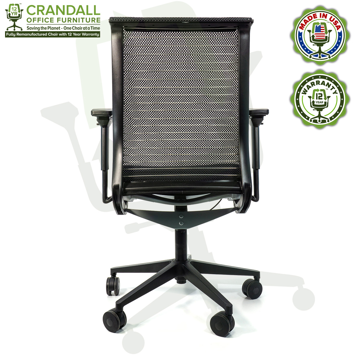Crandall Office Furniture Remanufactured Steelcase Think Chair with 12 Year Warranty - 05