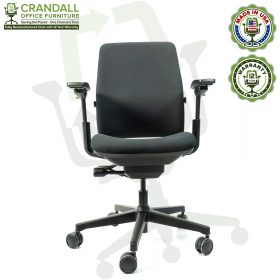 Crandall Office Furniture Remanufactured Steelcase Amia Chair with 12 Year Warranty - 01