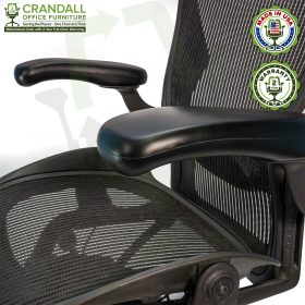Crandall Office Furniture Refurbished Herman Miller Aeron Chair with 2 Year Warranty - 10