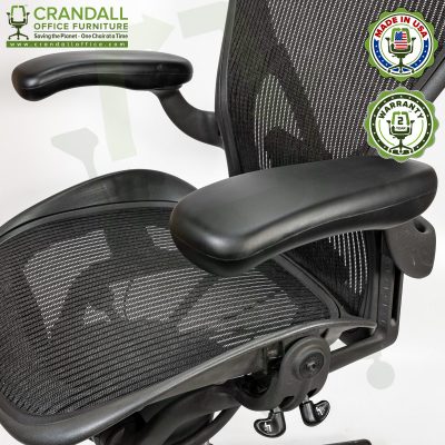 Crandall Office Refurbished Herman Miller Aeron Chair with PostureFit - Size B - 0007