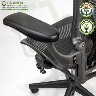 Crandall Office Refurbished Herman Miller Aeron Chair with PostureFit - Size B - 0008