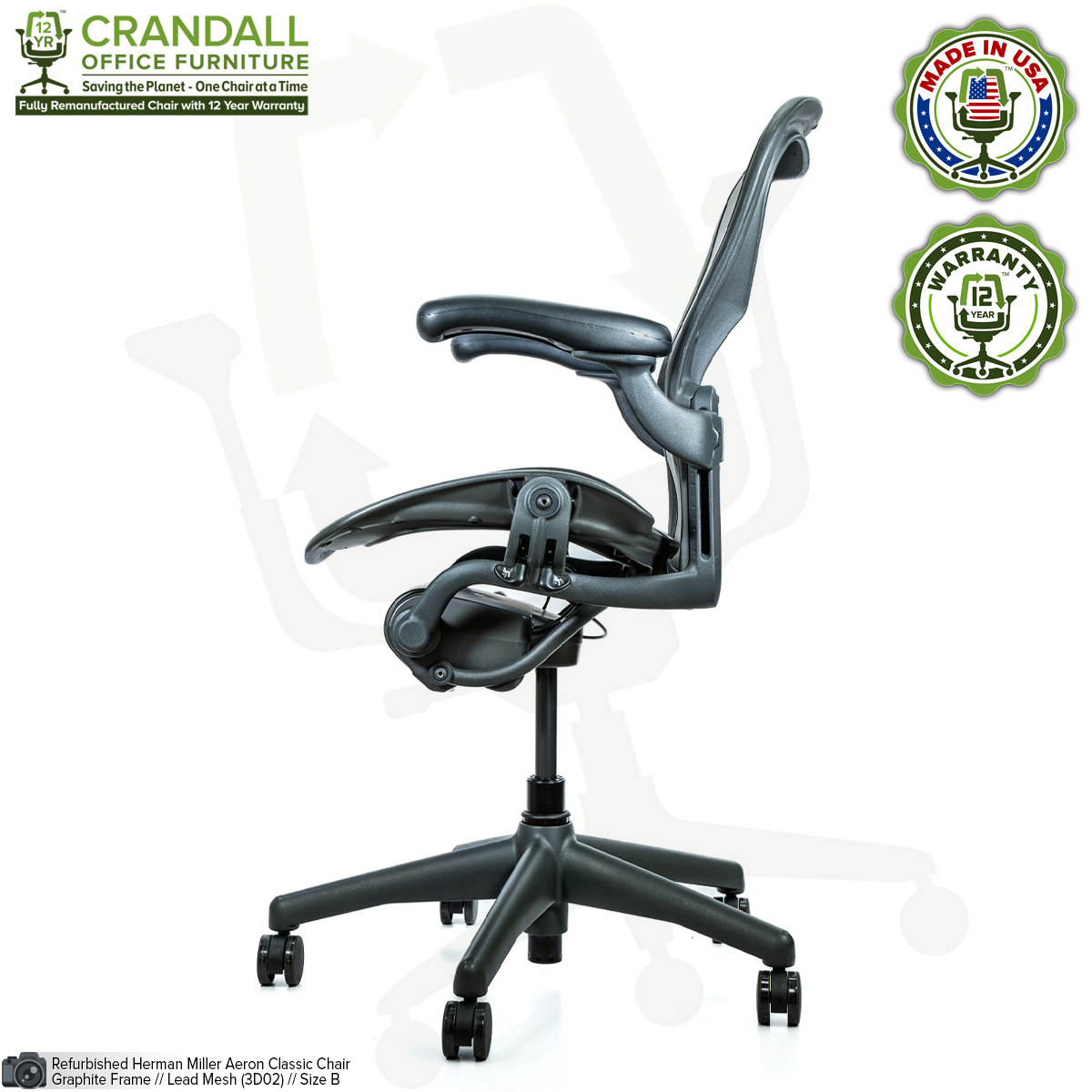 Aeron Graphite Standard Office Chair