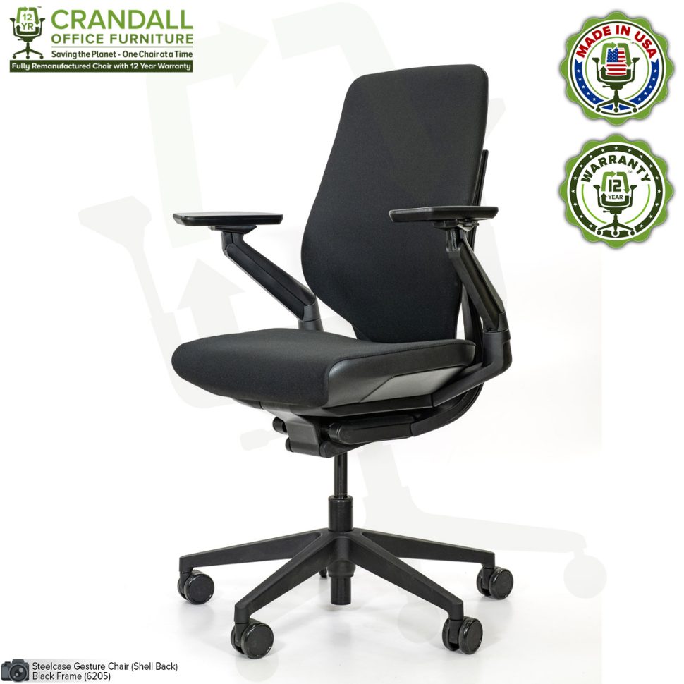 Remanufactured Steelcase 442 Gesture Office Chair - Crandall