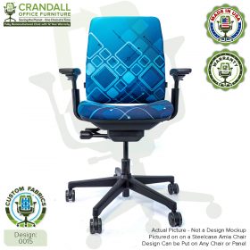 Custom Fabric Remanufactured Steelcase Amia Chair - Design 0015