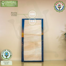 Crandall Office Custom Fabric Art Acoustic Sound Panels - Back