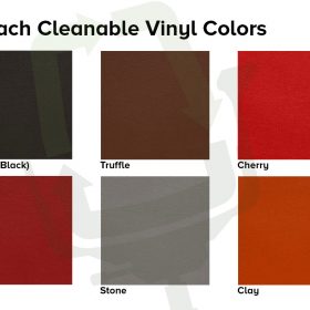 Crandall Office Furniture Bleach Cleanable Vinyl Options