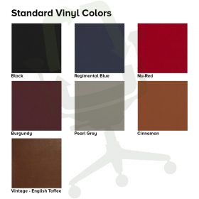Crandall Office Furniture Standard Vinyl Colors
