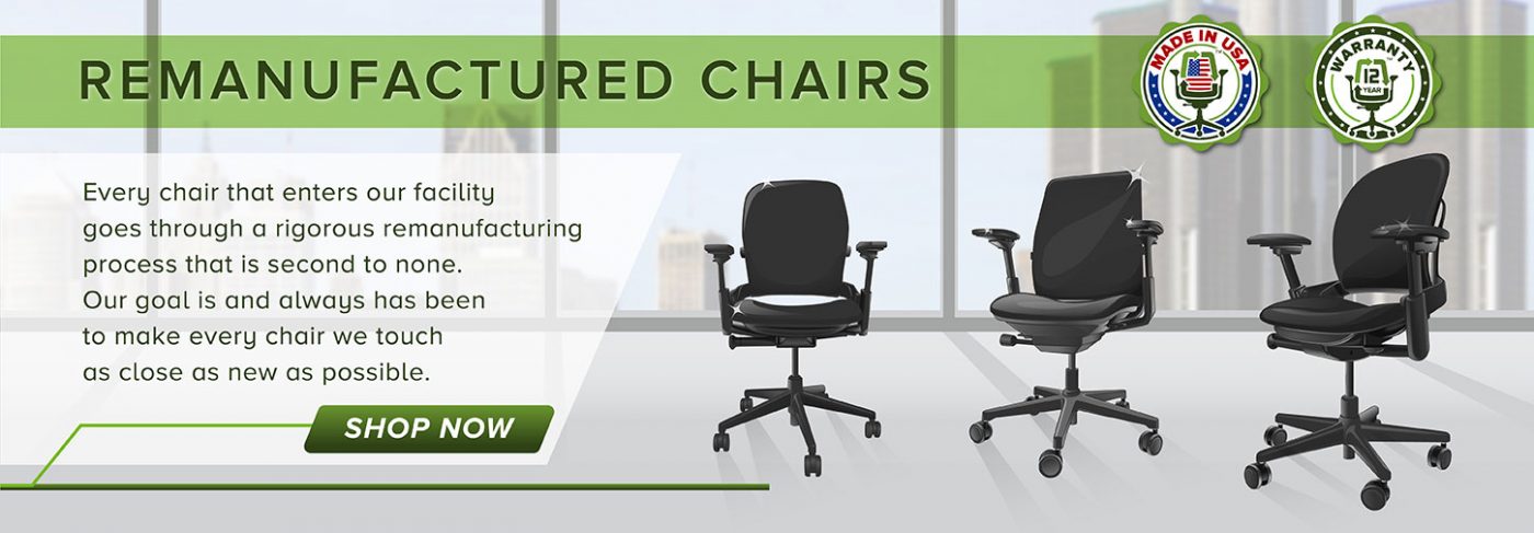 Crandall Office Furniture Remanufactured Office Chairs Chair Parts