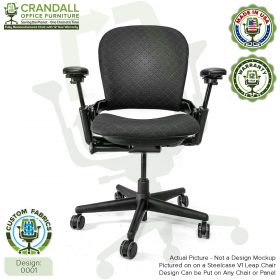 Custom Fabric Steelcase V1 Leap Chair 0001