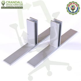 Table Top Free Standing Plexiglass & Acrylic Barrier Brackets 0005