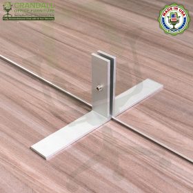 Table Top Free Standing Plexiglass & Acrylic Barrier Brackets 0013