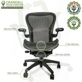 Crandall Office Refurbished Herman Miller Aeron Chair - Size C - 0006