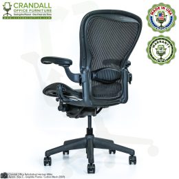 Crandall Office Furniture Refurbished Herman Miller Aeron Chair Size C 04