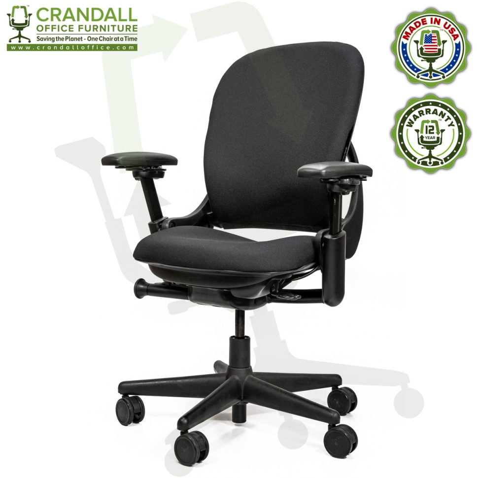 Crandall Office Furniture Remanufactured Steelcase V1 Leap Chair Arch Back - Highback 002
