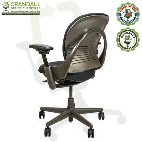 Remanufactured Steelcase 462 V1 Leap Chair with Midnight Frame 005