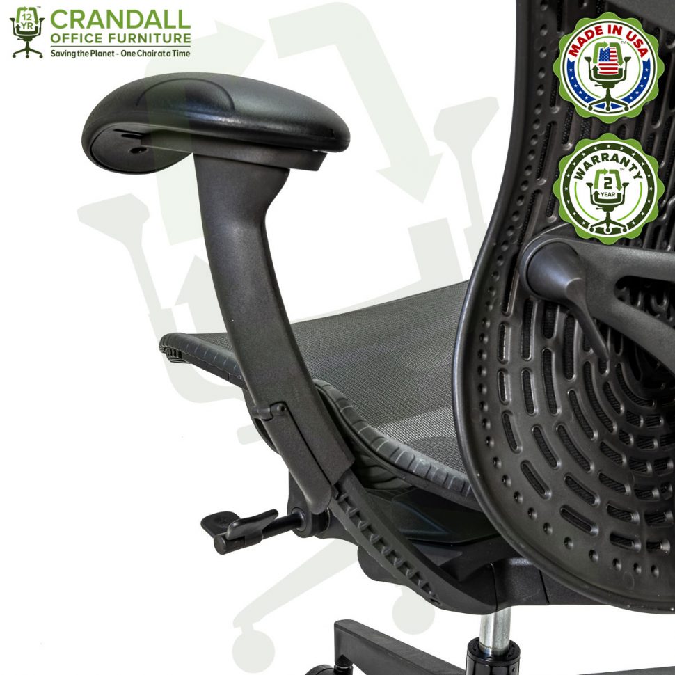 Crandall Office Refurbished Herman Miller Mirra 2 Office Chair with 2 Year Warranty 06