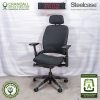 0600 - Steelcase V2 Leap with Headrest - Grade A