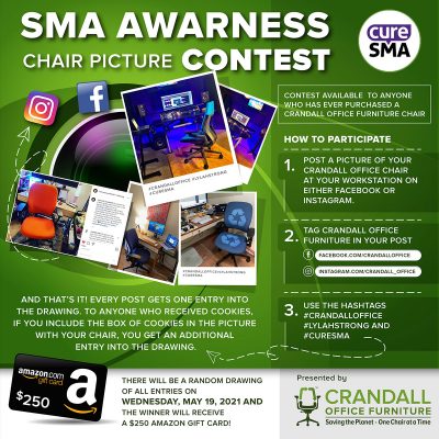 Crandall Office Furniture - Lylah Strong - Cure SMA Contest Rules