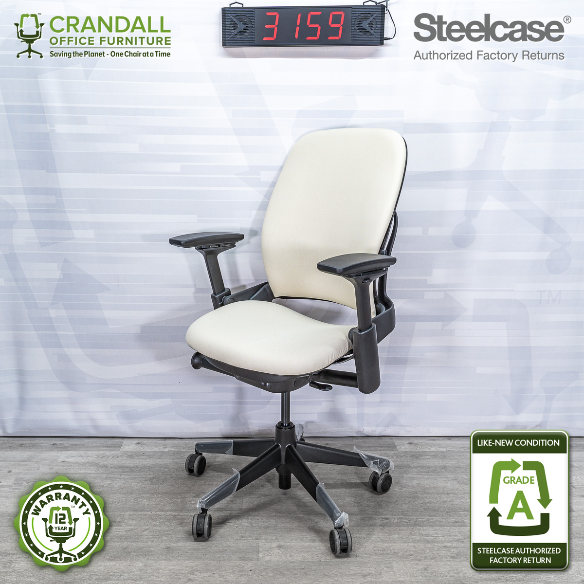 Steelcase V1 Think Chair Upholstery + New Seat Pad - Crandall