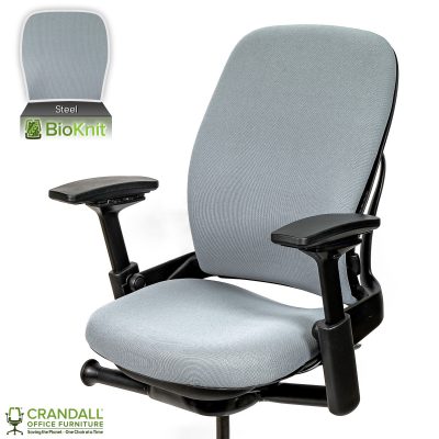 Steelcase Leap Chair Upholstery + New Seat Pad - Crandall Office Furniture
