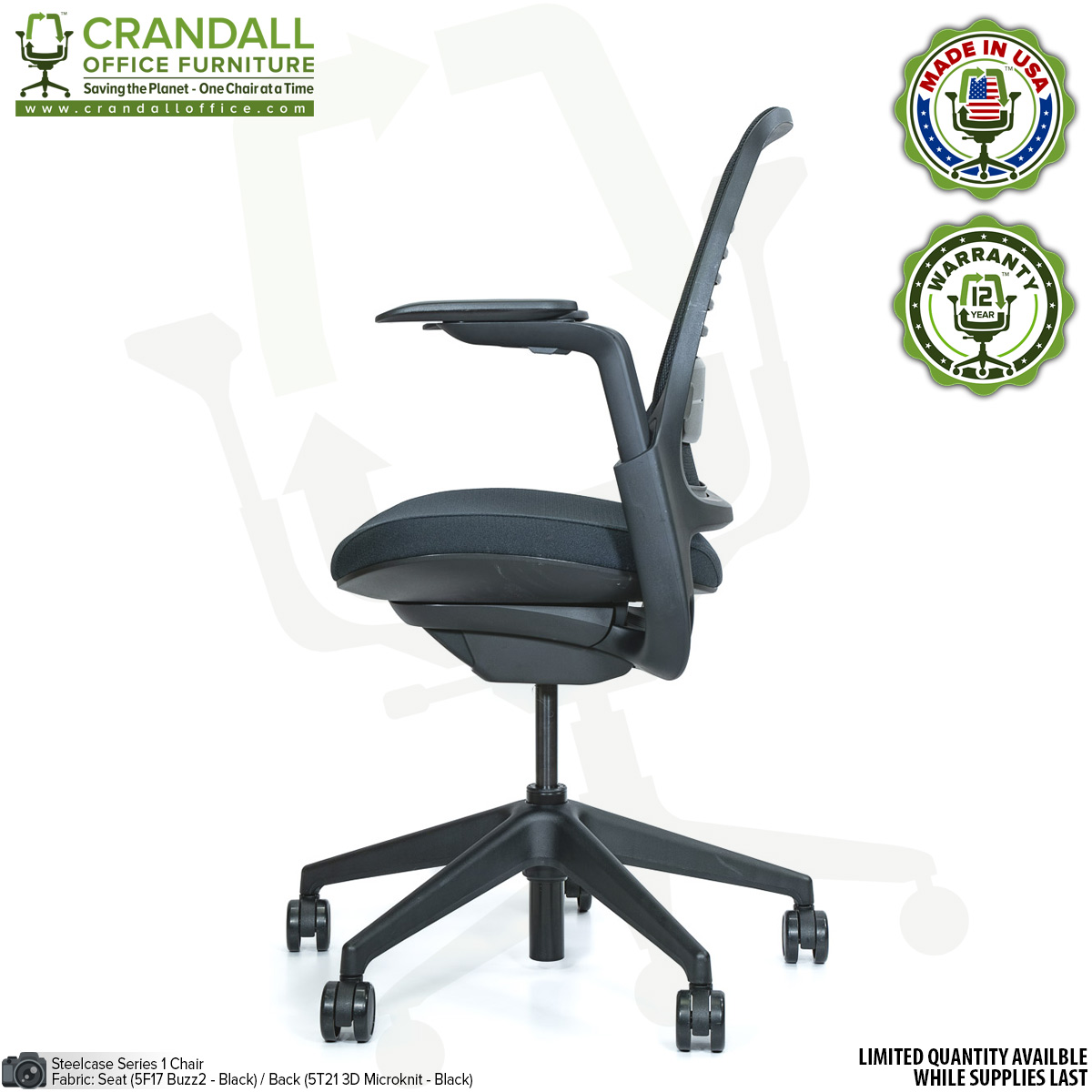 Steelcase Series 1 Chair - Used As-Is - Crandall Office Furniture